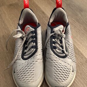 Nike Kids Gray and Navy Sneakers